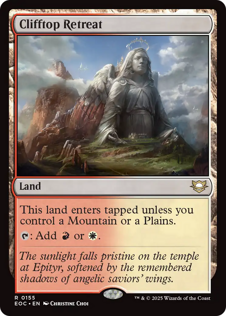Clifftop Retreat [Edge of Eternities Commander] | Shuffle n Cut Hobbies & Games