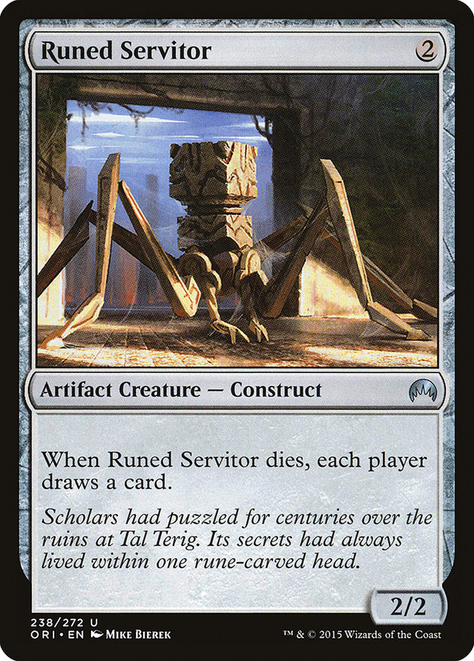 Runed Servitor [Magic Origins] | Shuffle n Cut Hobbies & Games