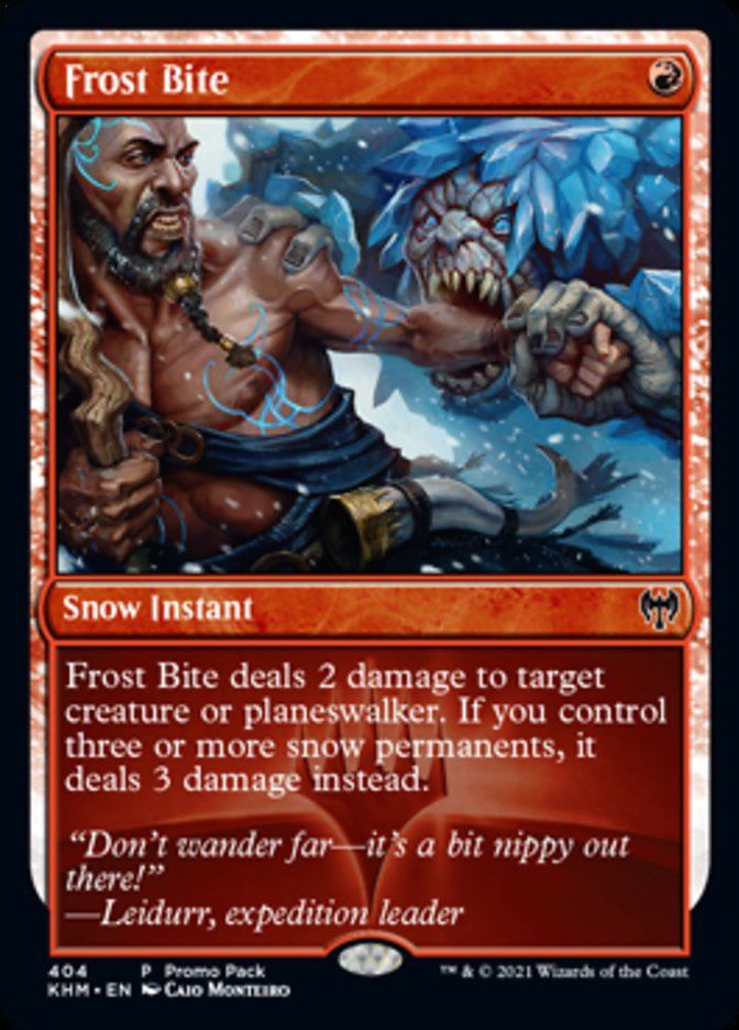Frost Bite (Promo Pack) [Kaldheim Promos] | Shuffle n Cut Hobbies & Games