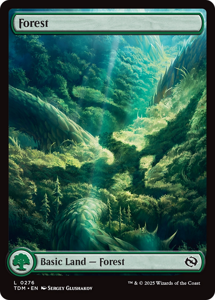 Forest (0276) [Tarkir: Dragonstorm] | Shuffle n Cut Hobbies & Games