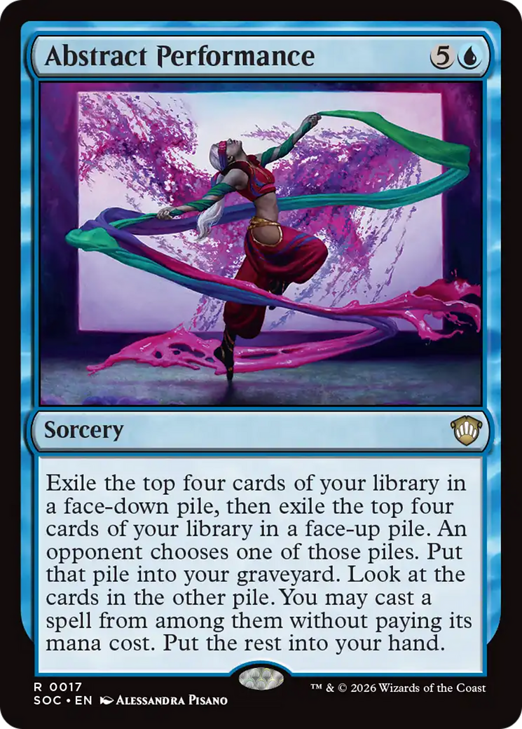 Abstract Performance [Secrets of Strixhaven Commander] | Shuffle n Cut Hobbies & Games