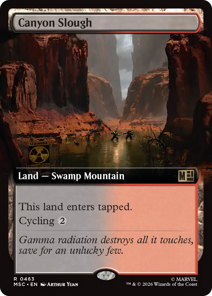 Canyon Slough (Extended Art) [Marvel Super Heroes Commander] | Shuffle n Cut Hobbies & Games