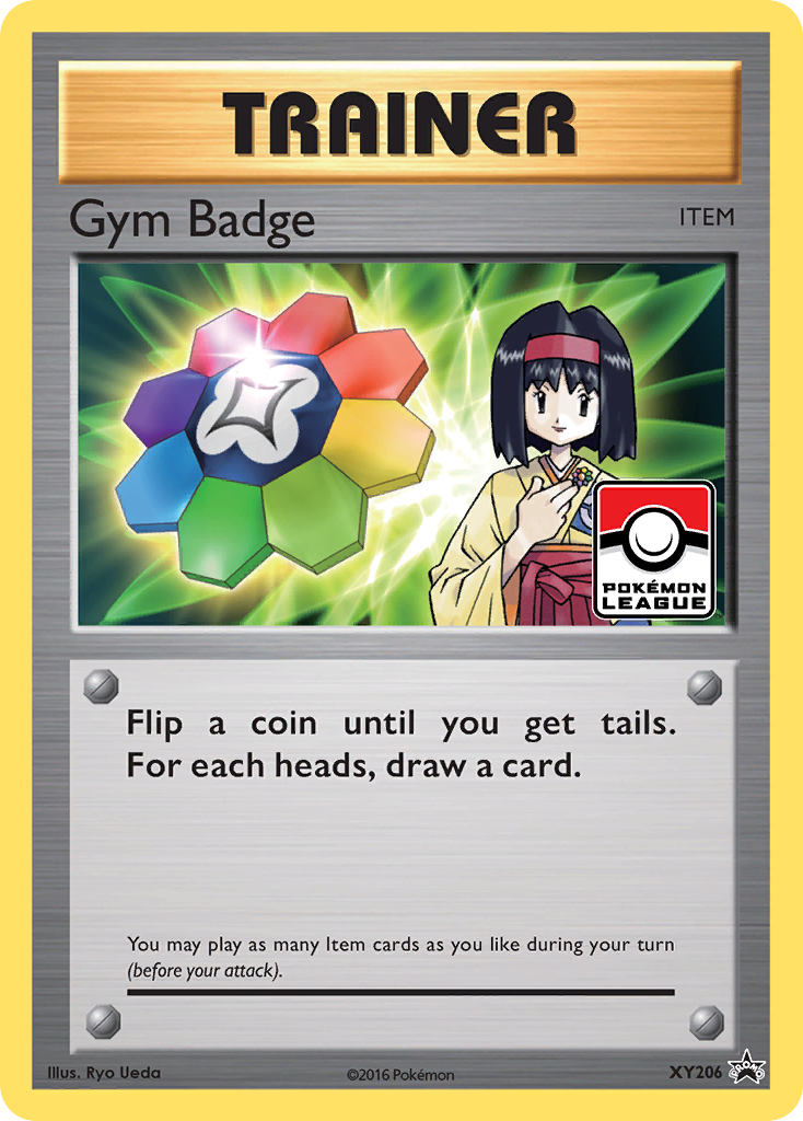 Gym Badge (XY206) (Erika) [XY: Black Star Promos] | Shuffle n Cut Hobbies & Games
