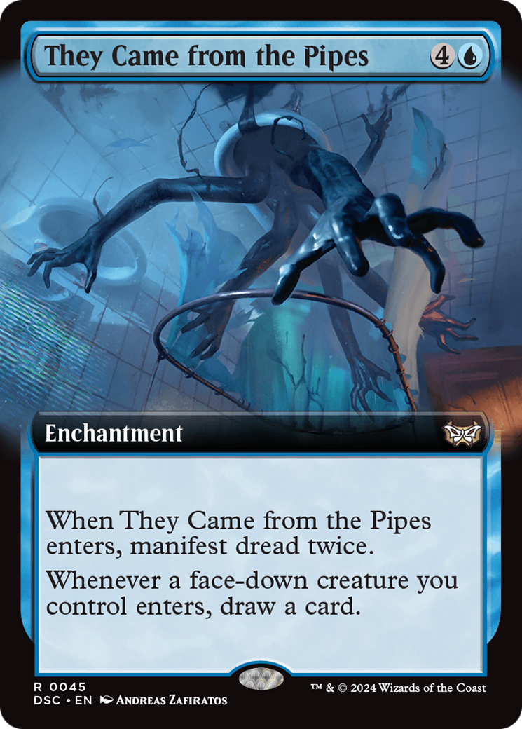 They Came from the Pipes (Extended Art) [Duskmourn: House of Horror Commander] | Shuffle n Cut Hobbies & Games