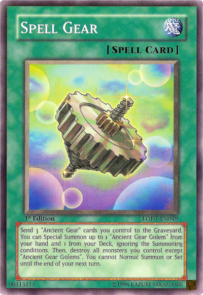 Spell Gear [LODT-EN049] Common | Shuffle n Cut Hobbies & Games