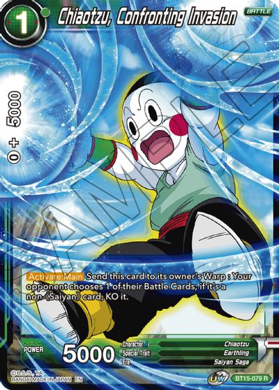 Chiaotzu, Confronting Invasion (BT15-079) [Saiyan Showdown] | Shuffle n Cut Hobbies & Games