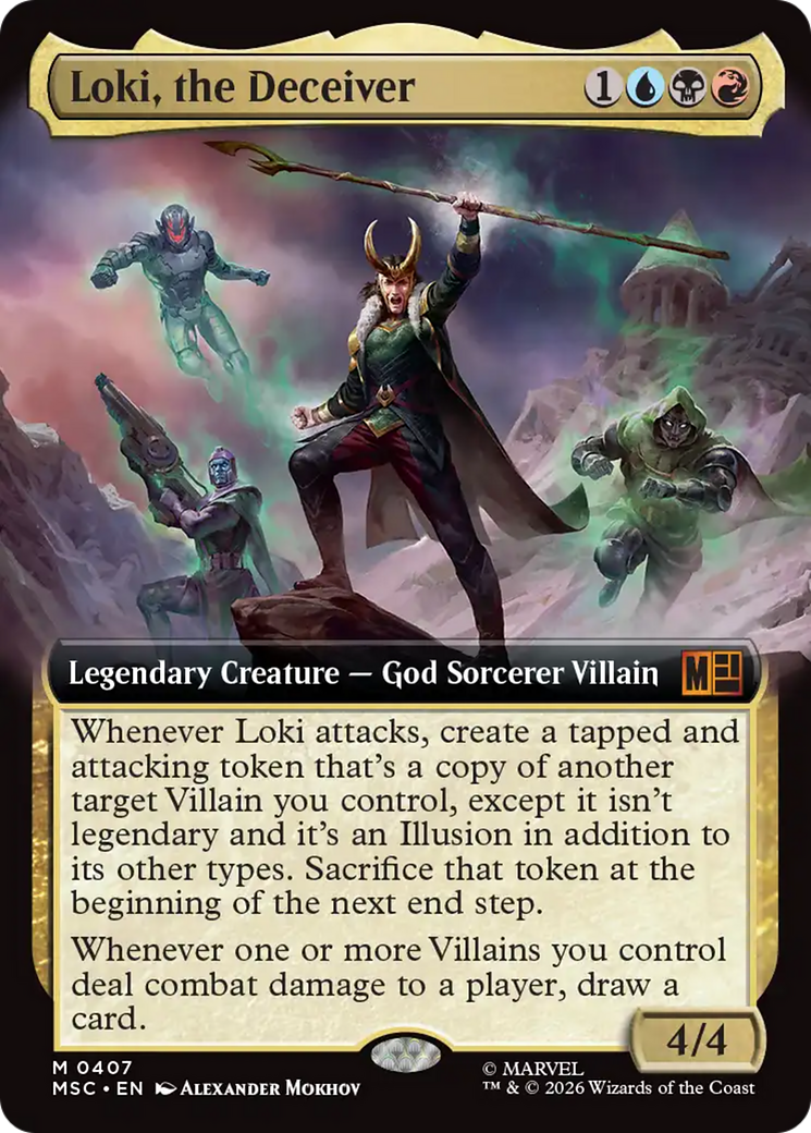 Loki, the Deceiver (Extended Art) [Marvel Super Heroes Commander] | Shuffle n Cut Hobbies & Games