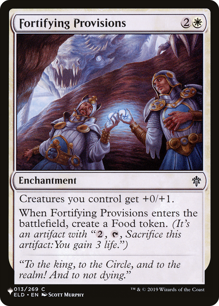 Fortifying Provisions [The List] | Shuffle n Cut Hobbies & Games