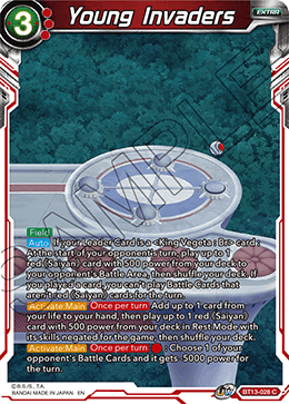 Young Invaders (Common) (BT13-028) [Supreme Rivalry] | Shuffle n Cut Hobbies & Games