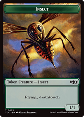 Insect (0023) // Wall Double-Sided Token [Tarkir: Dragonstorm Commander Tokens] | Shuffle n Cut Hobbies & Games