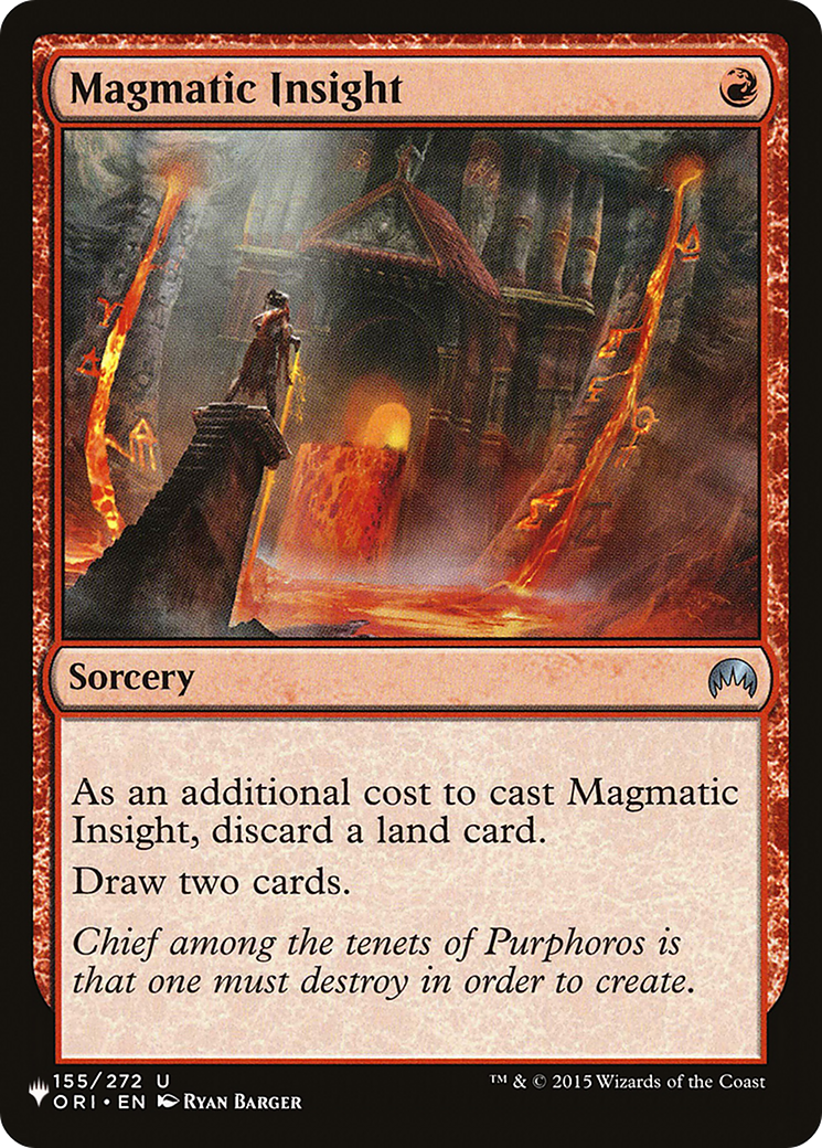 Magmatic Insight [The List] | Shuffle n Cut Hobbies & Games