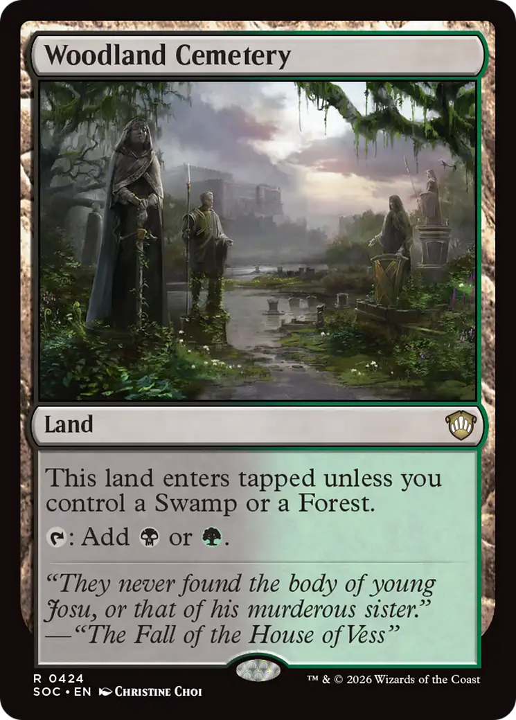 Woodland Cemetery [Secrets of Strixhaven Commander] | Shuffle n Cut Hobbies & Games