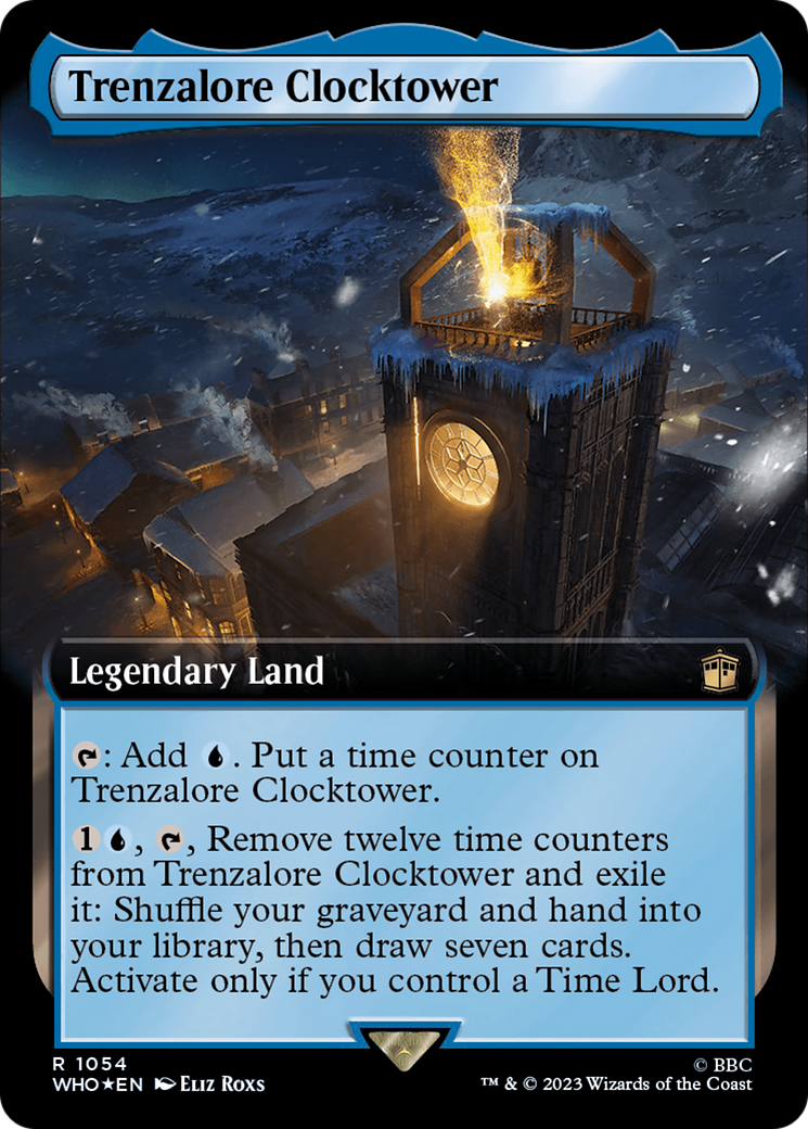 Trenzalore Clocktower (Extended Art) (Surge Foil) [Doctor Who] | Shuffle n Cut Hobbies & Games