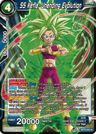 SS Kefla, Unending Evolution (BT15-047) [Saiyan Showdown] | Shuffle n Cut Hobbies & Games