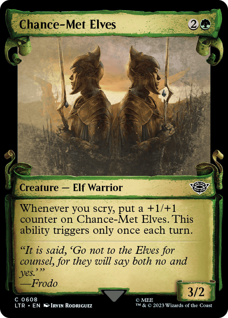 Chance-Met Elves [The Lord of the Rings: Tales of Middle-Earth Showcase Scrolls] | Shuffle n Cut Hobbies & Games