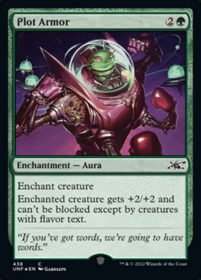 Plot Armor (Galaxy Foil) [Unfinity] | Shuffle n Cut Hobbies & Games