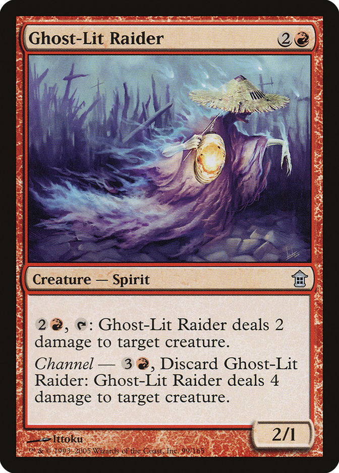 Ghost-Lit Raider [Saviors of Kamigawa] | Shuffle n Cut Hobbies & Games