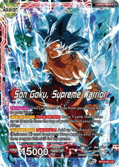 Son Goku // Son Goku, Supreme Warrior (BT16-001) [Realm of the Gods] | Shuffle n Cut Hobbies & Games