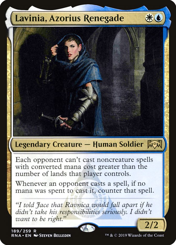 Lavinia, Azorius Renegade [Ravnica Allegiance] | Shuffle n Cut Hobbies & Games
