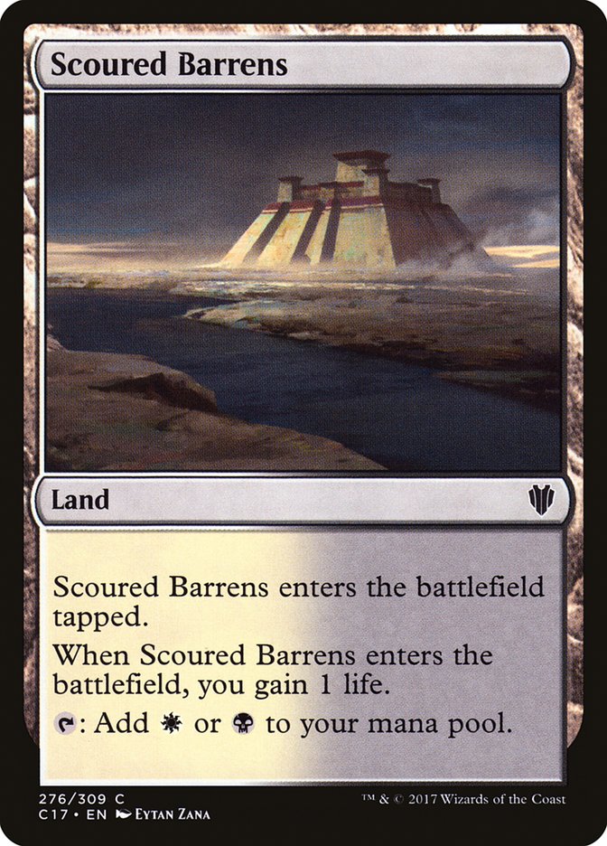 Scoured Barrens [Commander 2017] | Shuffle n Cut Hobbies & Games