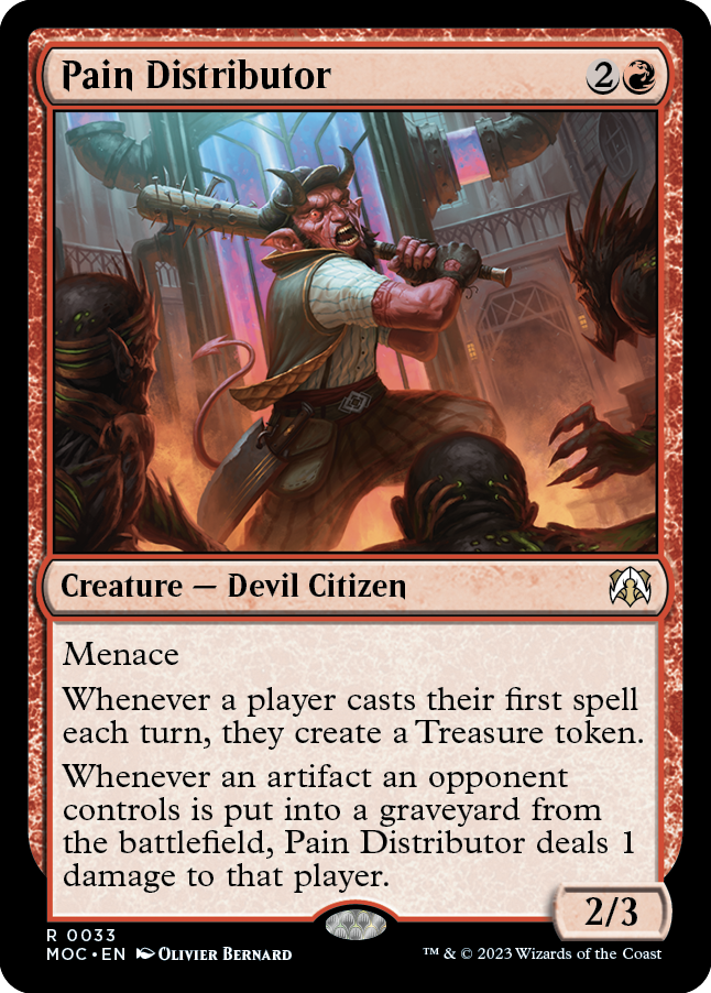 Pain Distributor [March of the Machine Commander] | Shuffle n Cut Hobbies & Games