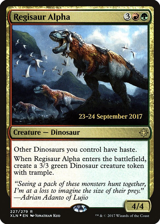 Regisaur Alpha [Ixalan Prerelease Promos] | Shuffle n Cut Hobbies & Games