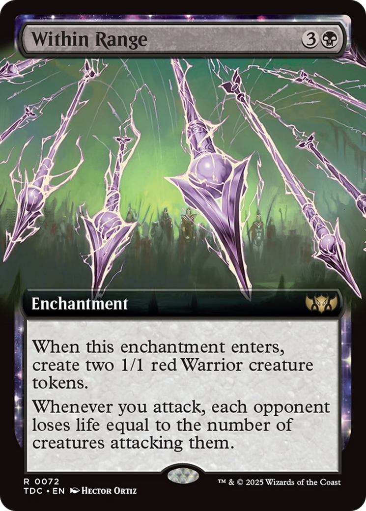 Within Range (Extended Art) [Tarkir: Dragonstorm Commander] | Shuffle n Cut Hobbies & Games