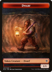 Soldier (UMA) // Dwarf (ELD) Double-Sided Token [The List] | Shuffle n Cut Hobbies & Games