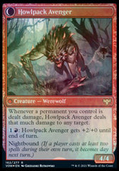 Ill-Tempered Loner // Howlpack Avenger [Innistrad: Crimson Vow Prerelease Promos] | Shuffle n Cut Hobbies & Games