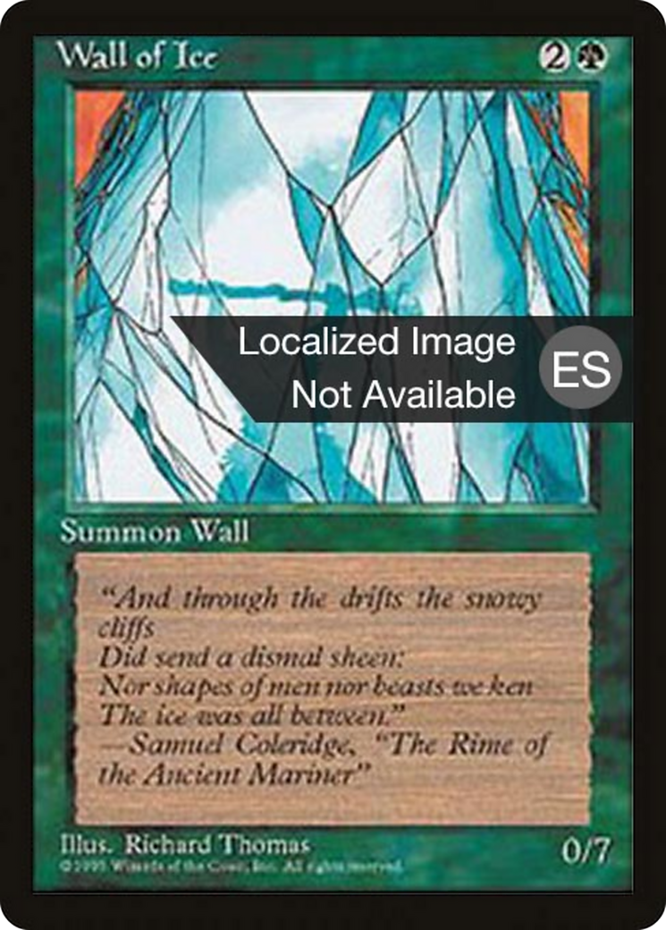 Wall of Ice [Fourth Edition Foreign Black Border] | Shuffle n Cut Hobbies & Games