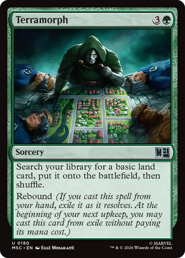 Terramorph (Surge Foil) [Marvel Super Heroes Commander] | Shuffle n Cut Hobbies & Games