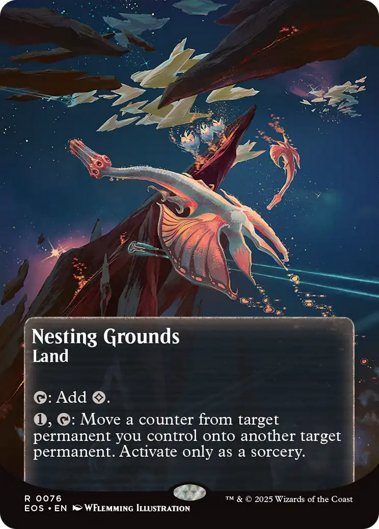 Nesting Grounds (0076) (Borderless) [Edge of Eternities: Stellar Sights] | Shuffle n Cut Hobbies & Games