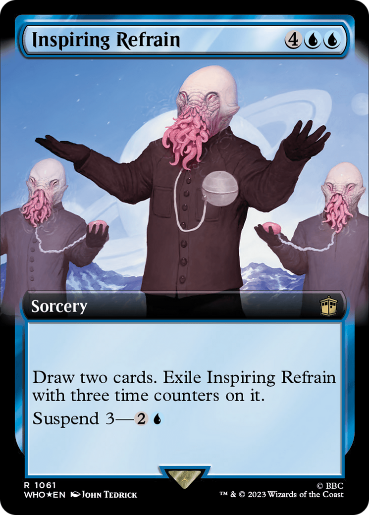 Inspiring Refrain (Extended Art) (Surge Foil) [Doctor Who] | Shuffle n Cut Hobbies & Games