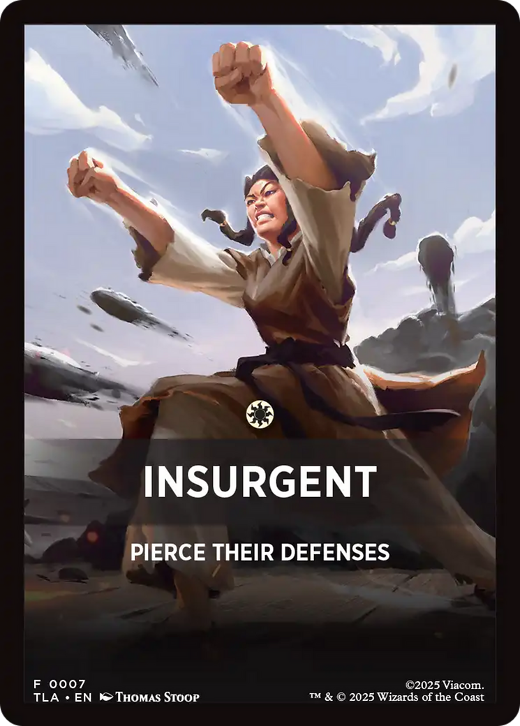 Insurgent Theme Card [Avatar: The Last Airbender Tokens] | Shuffle n Cut Hobbies & Games