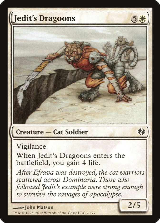 Jedit's Dragoons [Duel Decks: Venser vs. Koth] | Shuffle n Cut Hobbies & Games