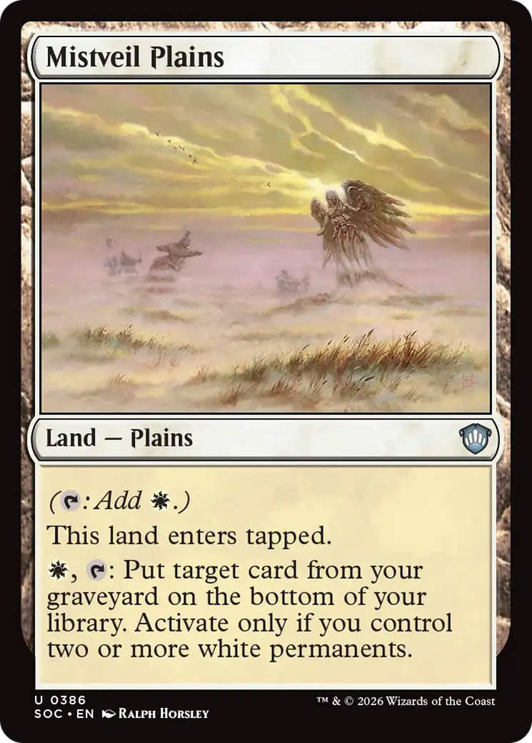 Mistveil Plains [Secrets of Strixhaven Commander] | Shuffle n Cut Hobbies & Games