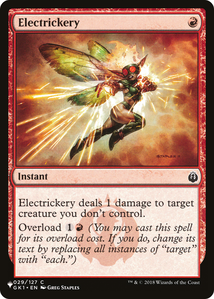 Electrickery [The List] | Shuffle n Cut Hobbies & Games