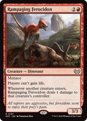 Rampaging Ferocidon [Duskmourn: House of Horror Commander] | Shuffle n Cut Hobbies & Games