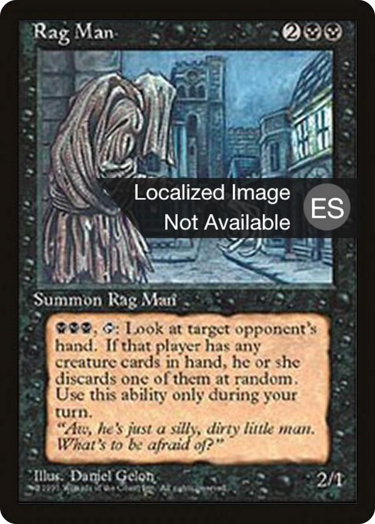 Rag Man [Fourth Edition Foreign Black Border] | Shuffle n Cut Hobbies & Games