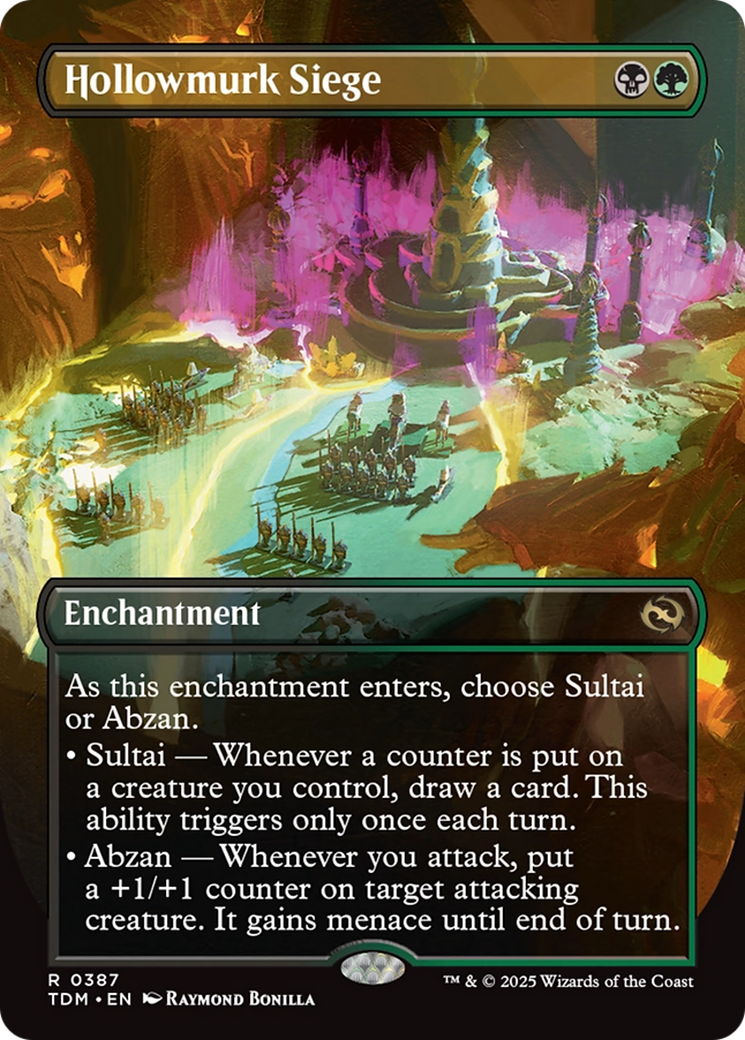 Hollowmurk Siege (Borderless) [Tarkir: Dragonstorm] | Shuffle n Cut Hobbies & Games
