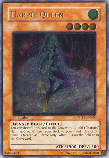 Harpie Queen [FOTB-EN020] Ultimate Rare | Shuffle n Cut Hobbies & Games