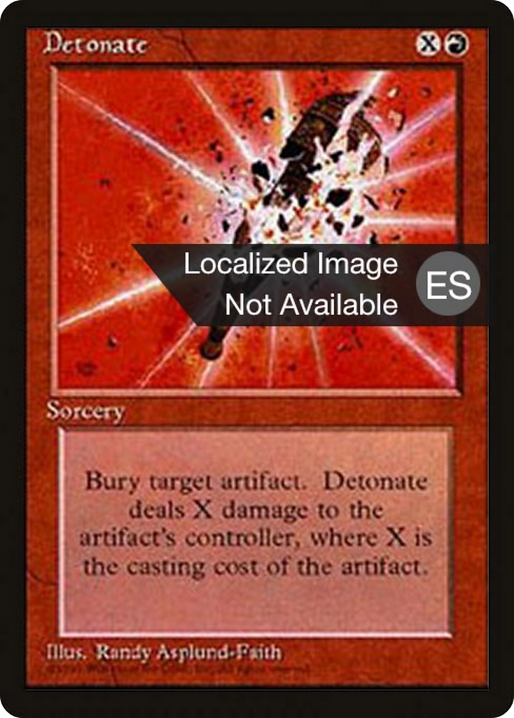 Detonate [Fourth Edition Foreign Black Border] | Shuffle n Cut Hobbies & Games