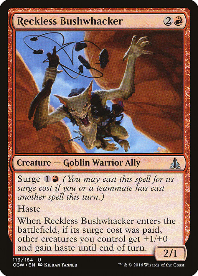 Reckless Bushwhacker [Oath of the Gatewatch] | Shuffle n Cut Hobbies & Games