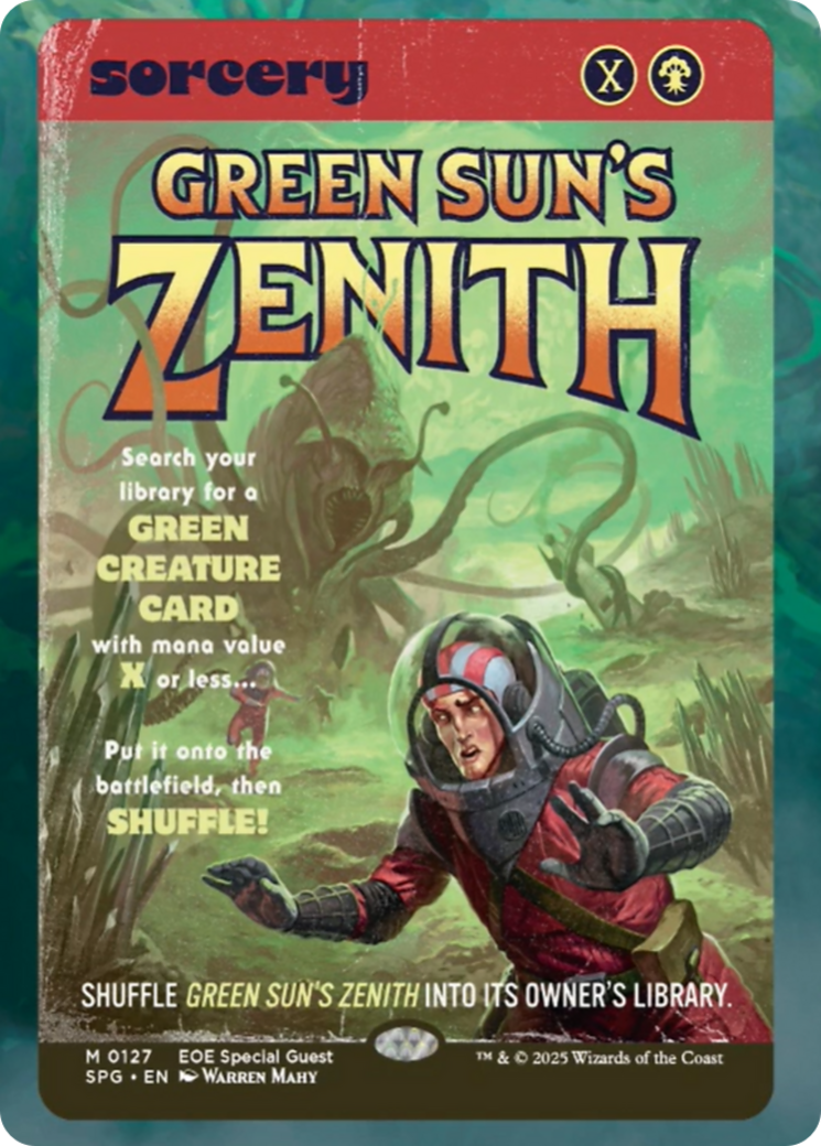 Green Sun's Zenith (Showcase) [Edge of Eternities Special Guests] | Shuffle n Cut Hobbies & Games