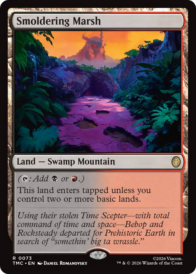 Smoldering Marsh [Teenage Mutant Ninja Turtles Commander] | Shuffle n Cut Hobbies & Games
