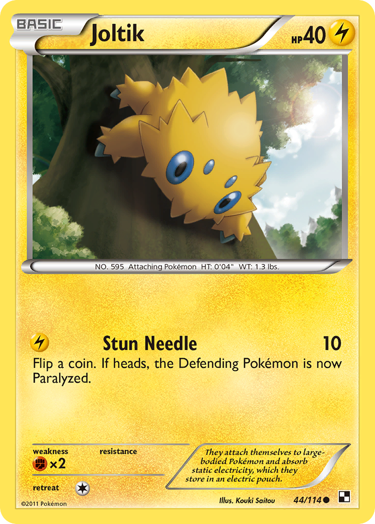 Joltik (44/114) [Black & White: Base Set] | Shuffle n Cut Hobbies & Games