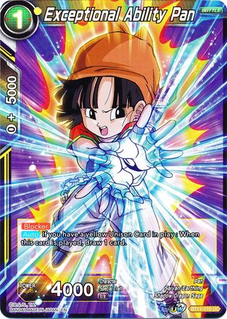 Exceptional Ability Pan (BT11-110) [Vermilion Bloodline 2nd Edition] | Shuffle n Cut Hobbies & Games