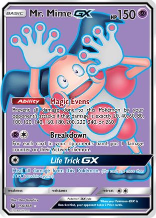 Mr. Mime GX (156/168) [Sun & Moon: Celestial Storm] | Shuffle n Cut Hobbies & Games
