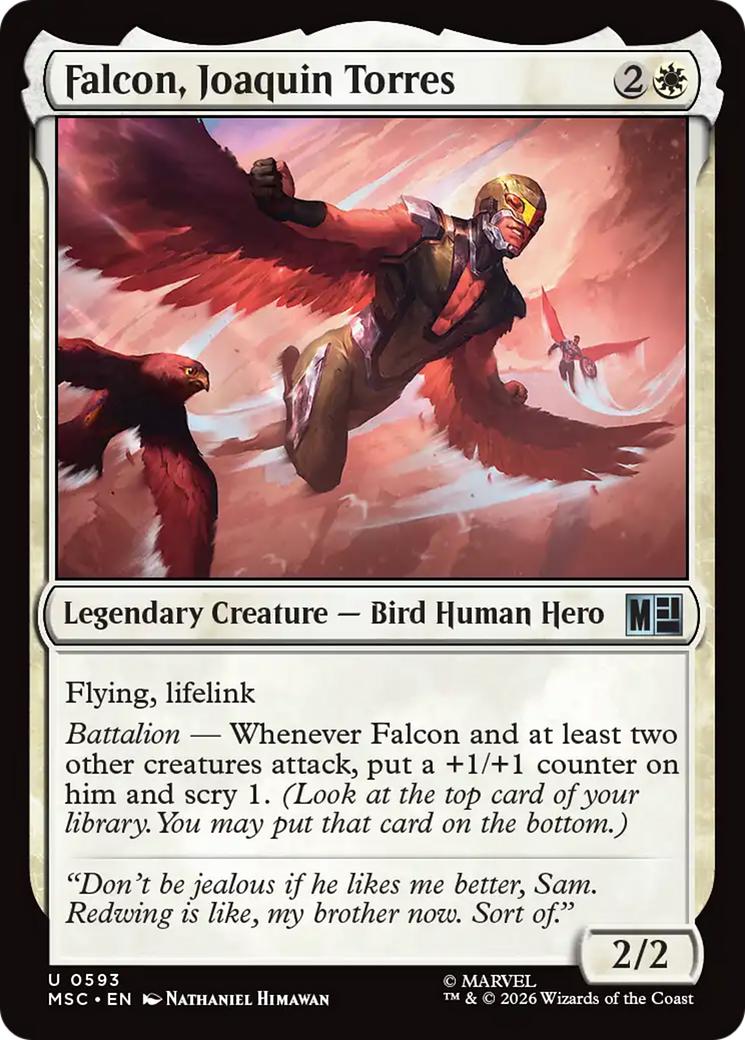Falcon, Joaquin Torres [Marvel Super Heroes Commander] | Shuffle n Cut Hobbies & Games
