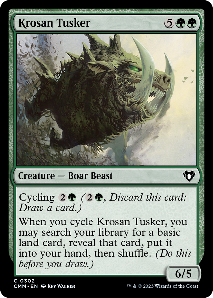 Krosan Tusker [Commander Masters] | Shuffle n Cut Hobbies & Games